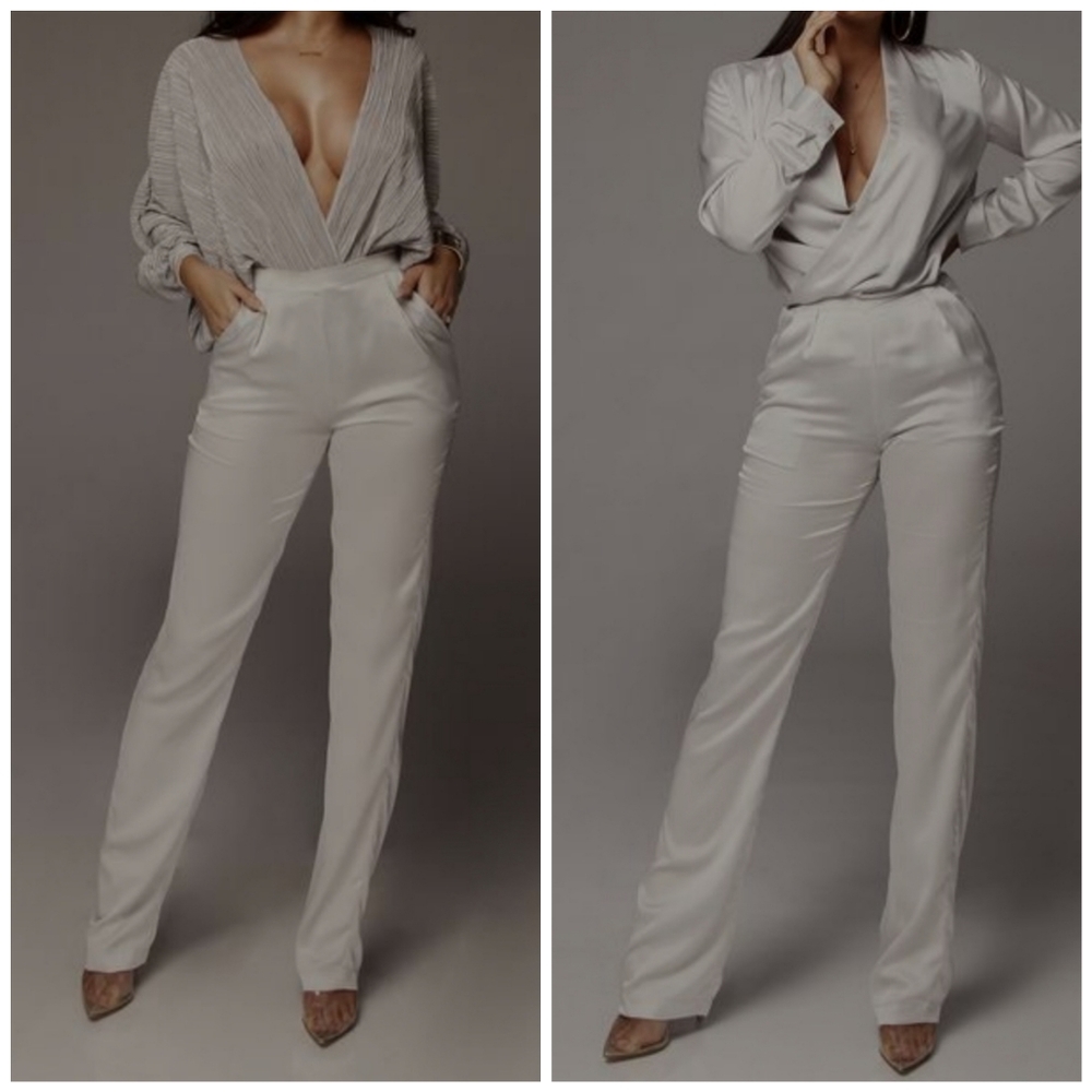 RESERVED Jluxlabel Jlux pants, wrap top, bodysuit